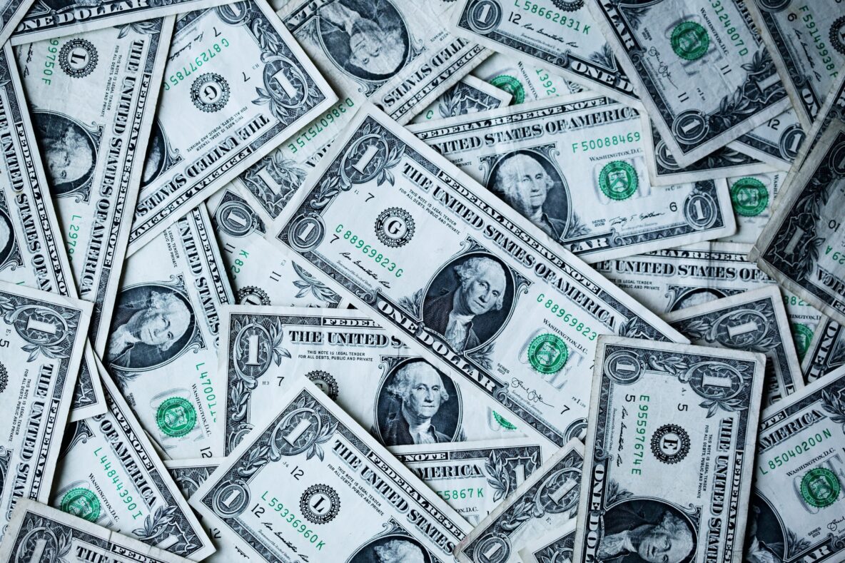 a pile of dollars